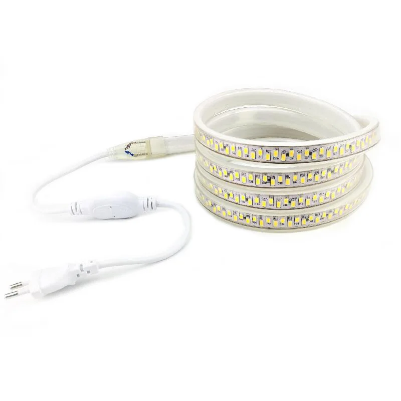 AC 220V 5730 LED Lamp Strip 180 L/M Light Band with European Standard Power Plug Bright Cold white Warm white Lights Color
AC 220V 5730 LED Lamp Strip 180 L/M Light Band with European Standard Power Plug Bright Cold white Warm white Lights Color