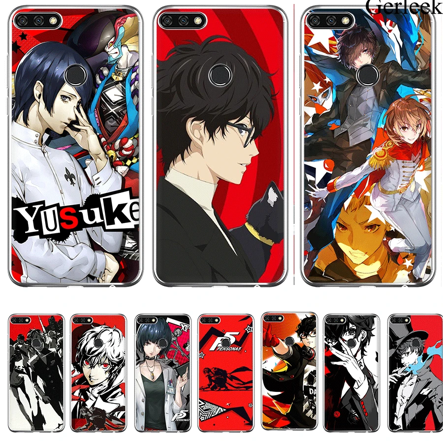 Чехол для телефона Persona 5 Huawei Y5 Y6 Y7 II 2017 2018 Prime защитный чехол | Мобильные телефоны и