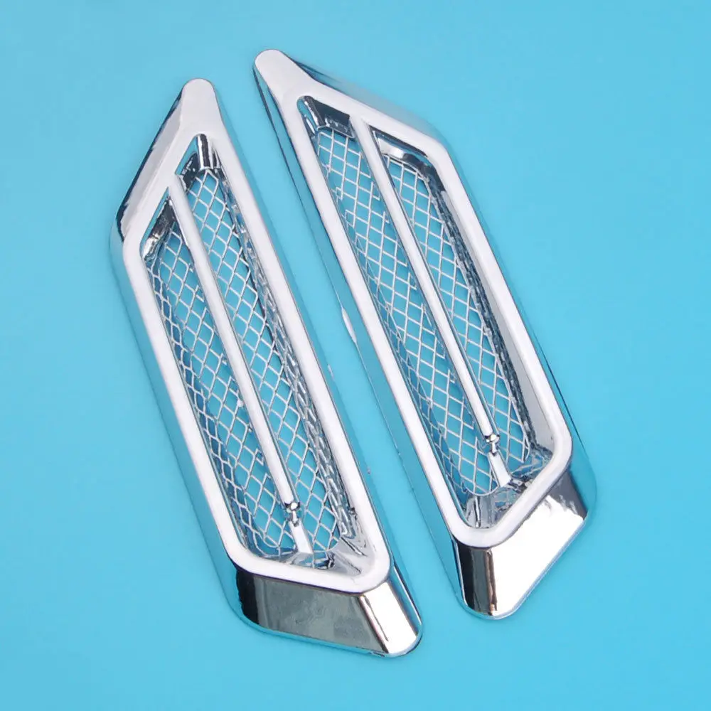 BBQ@FUKA 2Pcs Universal Car Chrome Air Flow Fender Side Mesh Vent Sticker Fit for CT200h ES300h ES350 GS350 GS450h GX460 IS F
BBQ@FUKA 2Pcs Universal Car Chrome Air Flow Fender Side Mesh Vent Sticker Fit for CT200h ES300h ES350 GS350 GS450h GX460 IS F