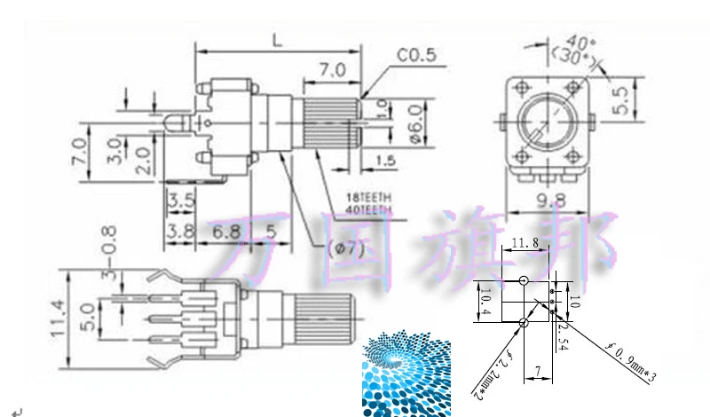 Free Delivery.09320902 - 09 year potentiometer B503 50 B50K K small vertical shaft half
Free Delivery.09320902 - 09 year potentiometer B503 50 B50K K small vertical shaft half