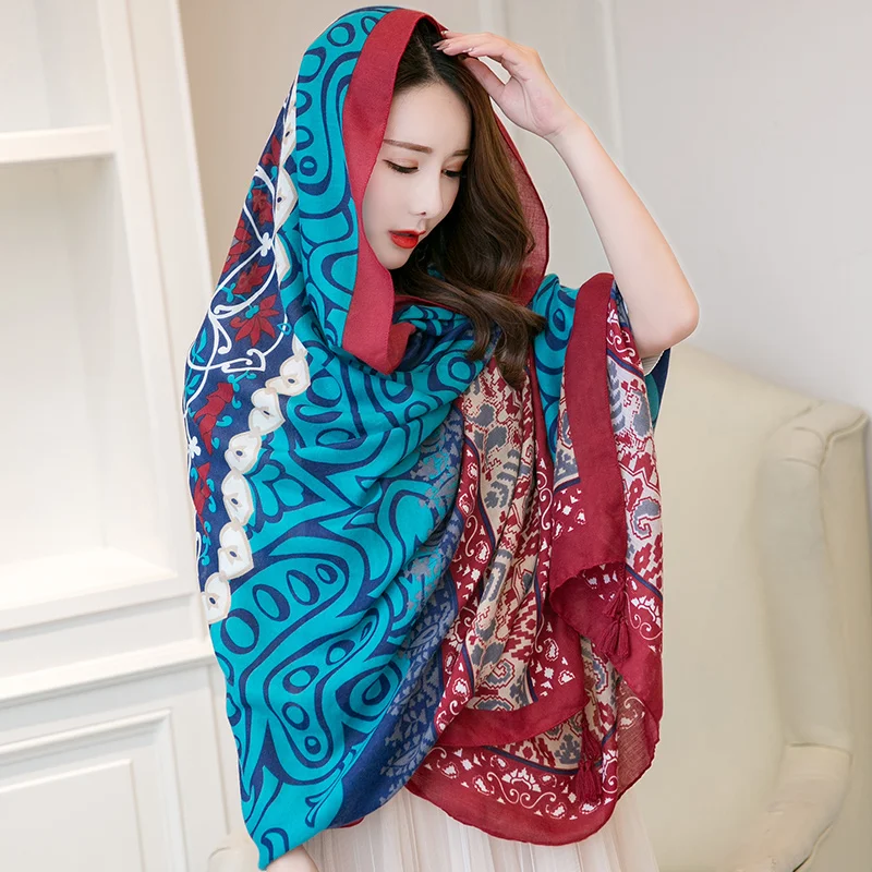 Silk Scarves Women Autumn Winter National Style Sunscreen Shawls Lady Fashion New Style Anti-ultraviolet Print Soft Scarf H3018
Silk Scarves Women Autumn Winter National Style Sunscreen Shawls Lady Fashion New Style Anti-ultraviolet Print Soft Scarf H3018