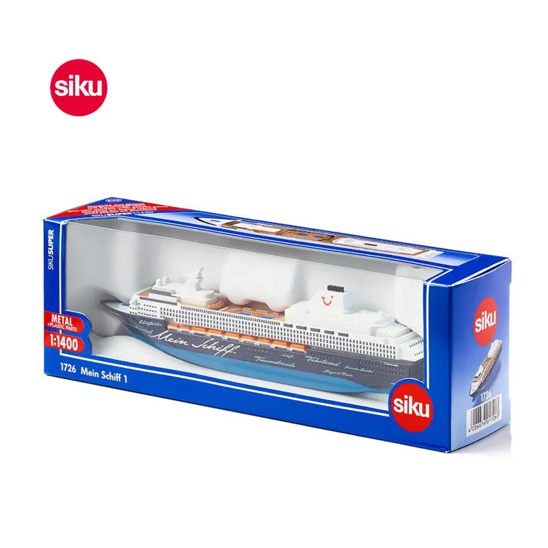 SIKU 1726 Toy/DieCast Model/1:1400 Scale/Mein Schiff 1 Luxury Cruise Civilian Ship/For Children's Gift/Educational Collection
SIKU 1726 Toy/DieCast Model/1:1400 Scale/Mein Schiff 1 Luxury Cruise Civilian Ship/For Children's Gift/Educational Collection