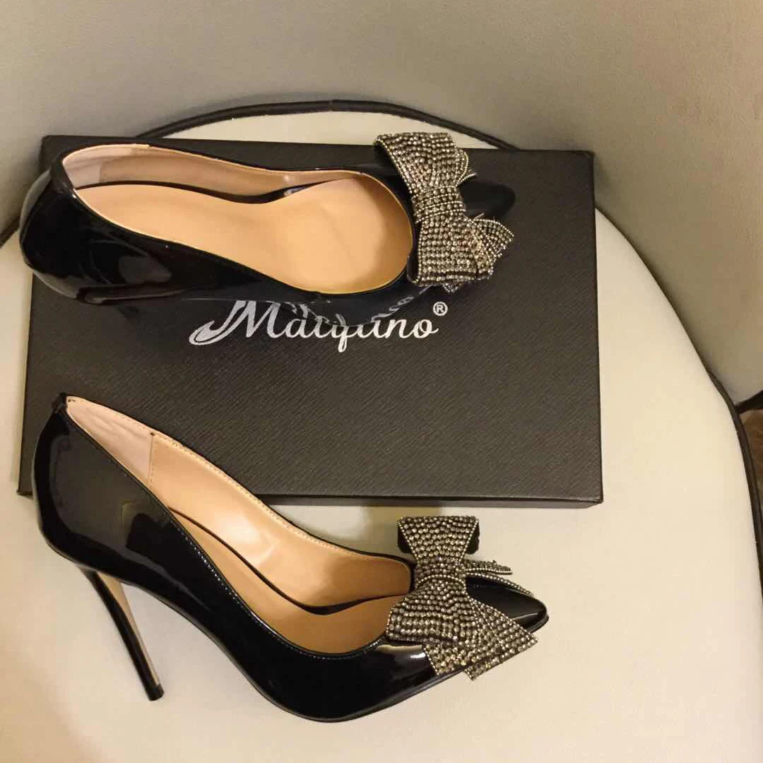 10cm High Heel Beading Bowtie Pumps Elegant Pointed Toe Stiletto Heel Satin Shoes Formal Ladies Career Shoes
10cm High Heel Beading Bowtie Pumps Elegant Pointed Toe Stiletto Heel Satin Shoes Formal Ladies Career Shoes