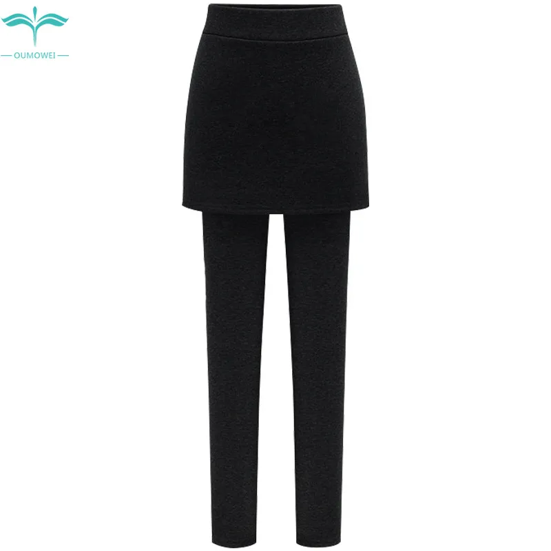 OUMOWEI Women's Skirt Pants 2018 Autumn And Winter Fashion New Leggings Warm Feet Pants Wild Bag Hip Skirt Pants M To 6XL Size
OUMOWEI Women's Skirt Pants 2018 Autumn And Winter Fashion New Leggings Warm Feet Pants Wild Bag Hip Skirt Pants M To 6XL Size