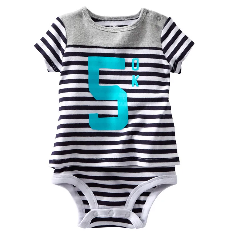 Stripe Summer Bodysuit Baby One-Piece Clothes Short Sleeve Body Cover Newborn Clothes Jumpsuit Overall Tights NO. 5
Stripe Summer Bodysuit Baby One-Piece Clothes Short Sleeve Body Cover Newborn Clothes Jumpsuit Overall Tights NO. 5