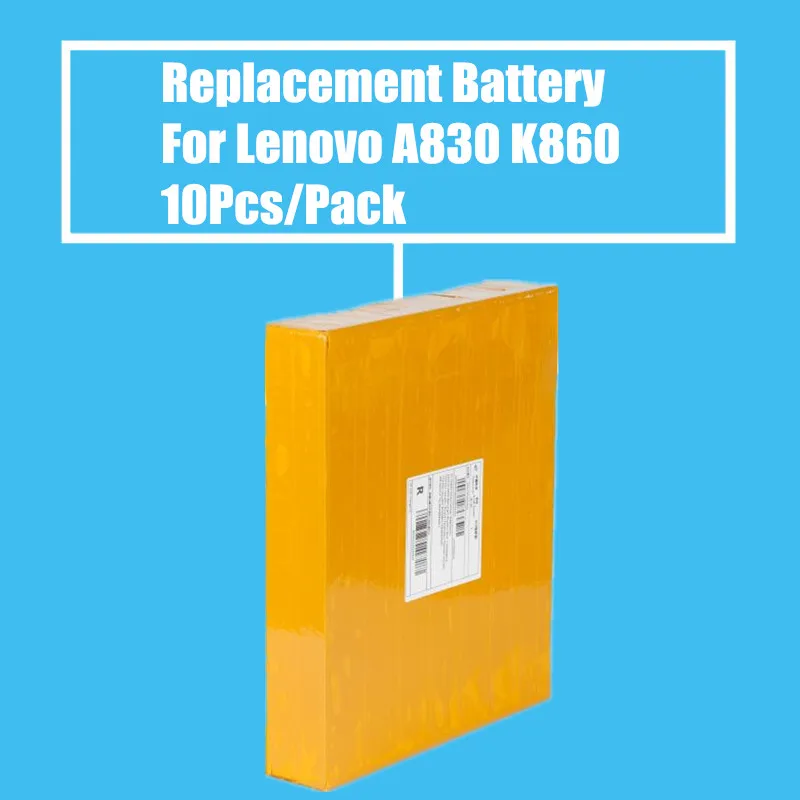 New Arrival 10Pcs/Pack 2250mah Replacement Battery for Lenovo A830 S880 S890 K860 High Quality
New Arrival 10Pcs/Pack 2250mah Replacement Battery for Lenovo A830 S880 S890 K860 High Quality