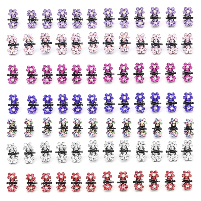 1 Set 12Pcs Girls Sweet Crystal Rhinestone Flower Mini Hair Claws Clips Pin Clamps Beauty Design
1 Set 12Pcs Girls Sweet Crystal Rhinestone Flower Mini Hair Claws Clips Pin Clamps Beauty Design