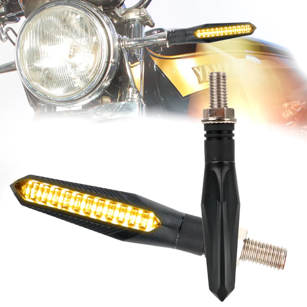 1 Pair 12LED Chip Bendable Tail Stop Signal Flowing Water Flashing Motorcycle Turn Signal Lights Motorbike Indicator Blinker
1 Pair 12LED Chip Bendable Tail Stop Signal Flowing Water Flashing Motorcycle Turn Signal Lights Motorbike Indicator Blinker