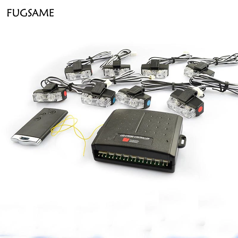FUGSAME беспроводной 8 X 2LED 16LED 48 Вт Мощный Автомобильный предупреждающий свет стробоскопическая вспышка, сигнальные огни
FUGSAME беспроводной 8 X 2LED 16LED 48 Вт Мощный Автомобильный предупреждающий свет стробоскопическая вспышка, сигнальные огни