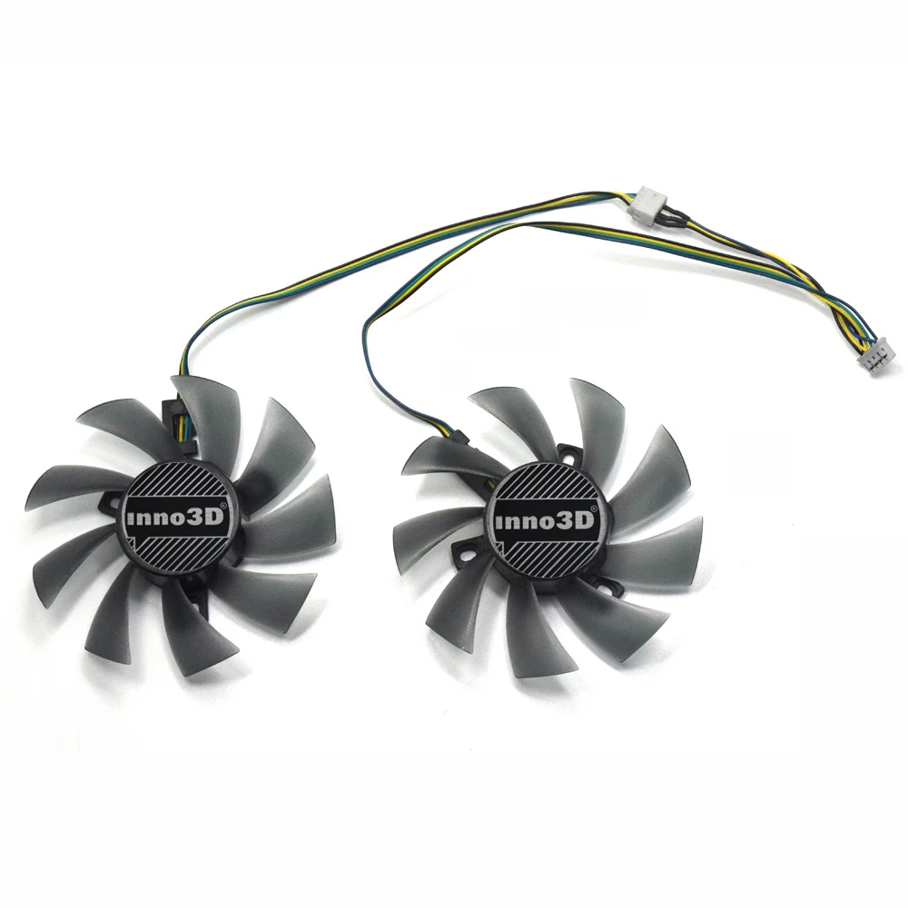 Новый вентилятор охлаждения 2 шт./лот 85 мм T129215SU GTX 1060 DC 12 В 4 контакта заменить для
