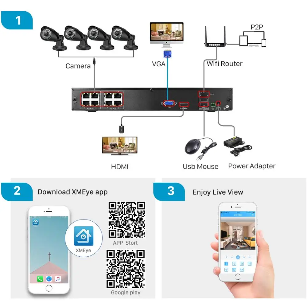 BESDER H.265 4MP Security Camera System 8CH POE NVR Kit 2.8-12mm Motorized Zoom Lens CCTV IP Camera P2P Video Surveillance Set
BESDER H.265 4MP Security Camera System 8CH POE NVR Kit 2.8-12mm Motorized Zoom Lens CCTV IP Camera P2P Video Surveillance Set