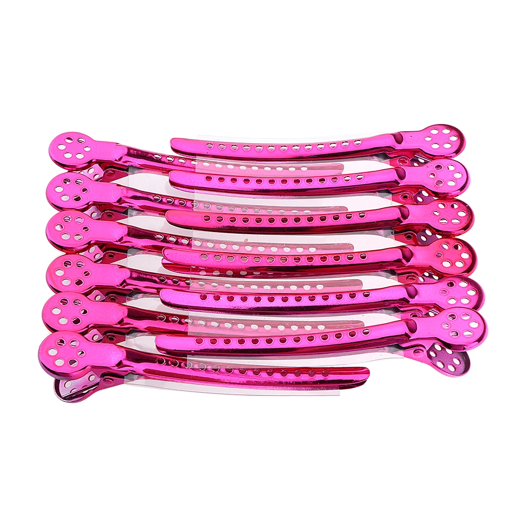 12Pcs Stainless Steel Hair Clips Professional Salon Sectioning Curling Grips Pins Hairdressing Tools Kit, 5 Colors Optional
12Pcs Stainless Steel Hair Clips Professional Salon Sectioning Curling Grips Pins Hairdressing Tools Kit, 5 Colors Optional