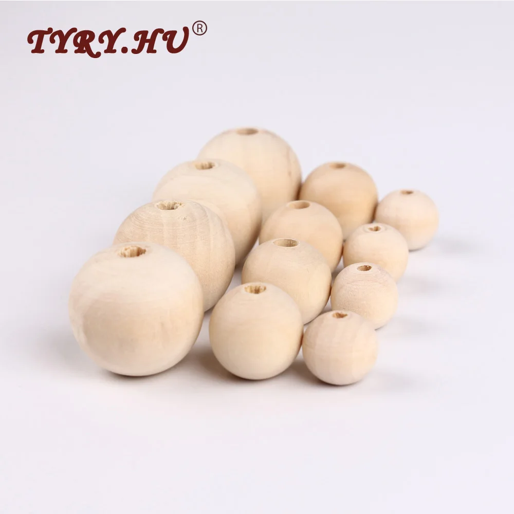 TYRY.HU 20Pcs Round Wood Teether Bead Cheap Natural Loose Bead 12/14/16/18/20/25mm DIY Accessories Baby Teething Nipple Chain
TYRY.HU 20Pcs Round Wood Teether Bead Cheap Natural Loose Bead 12/14/16/18/20/25mm DIY Accessories Baby Teething Nipple Chain