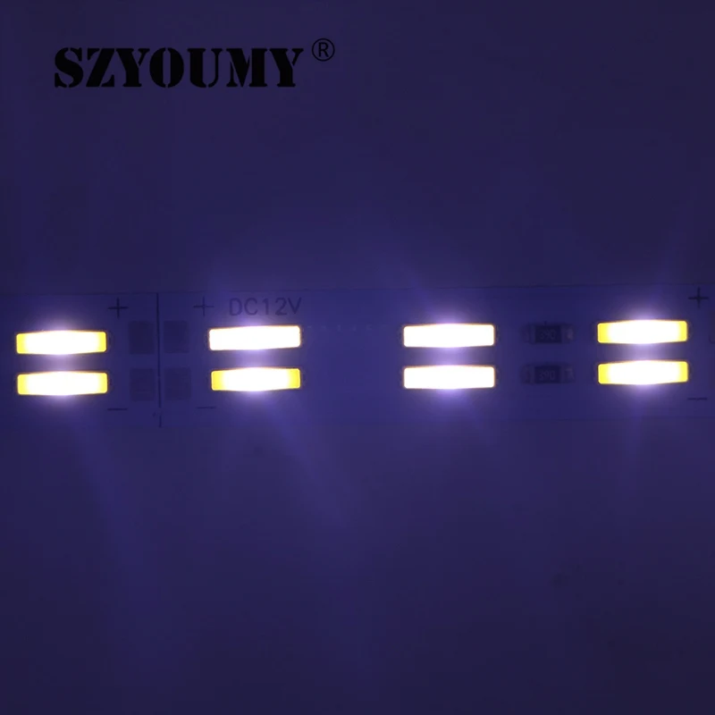 SZYOUMY Super Bright 100cm 120led LEDS SMD 8520 Led Bar Light 1m 12V Double Row Chip Aluminum LED Rigid Strip
SZYOUMY Super Bright 100cm 120led LEDS SMD 8520 Led Bar Light 1m 12V Double Row Chip Aluminum LED Rigid Strip