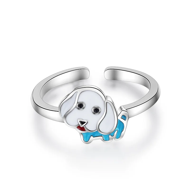 New arrival fashion little cute dog animal 925 sterling silver ladies finger rings jewelry girls party open ring no fade cheap
New arrival fashion little cute dog animal 925 sterling silver ladies finger rings jewelry girls party open ring no fade cheap