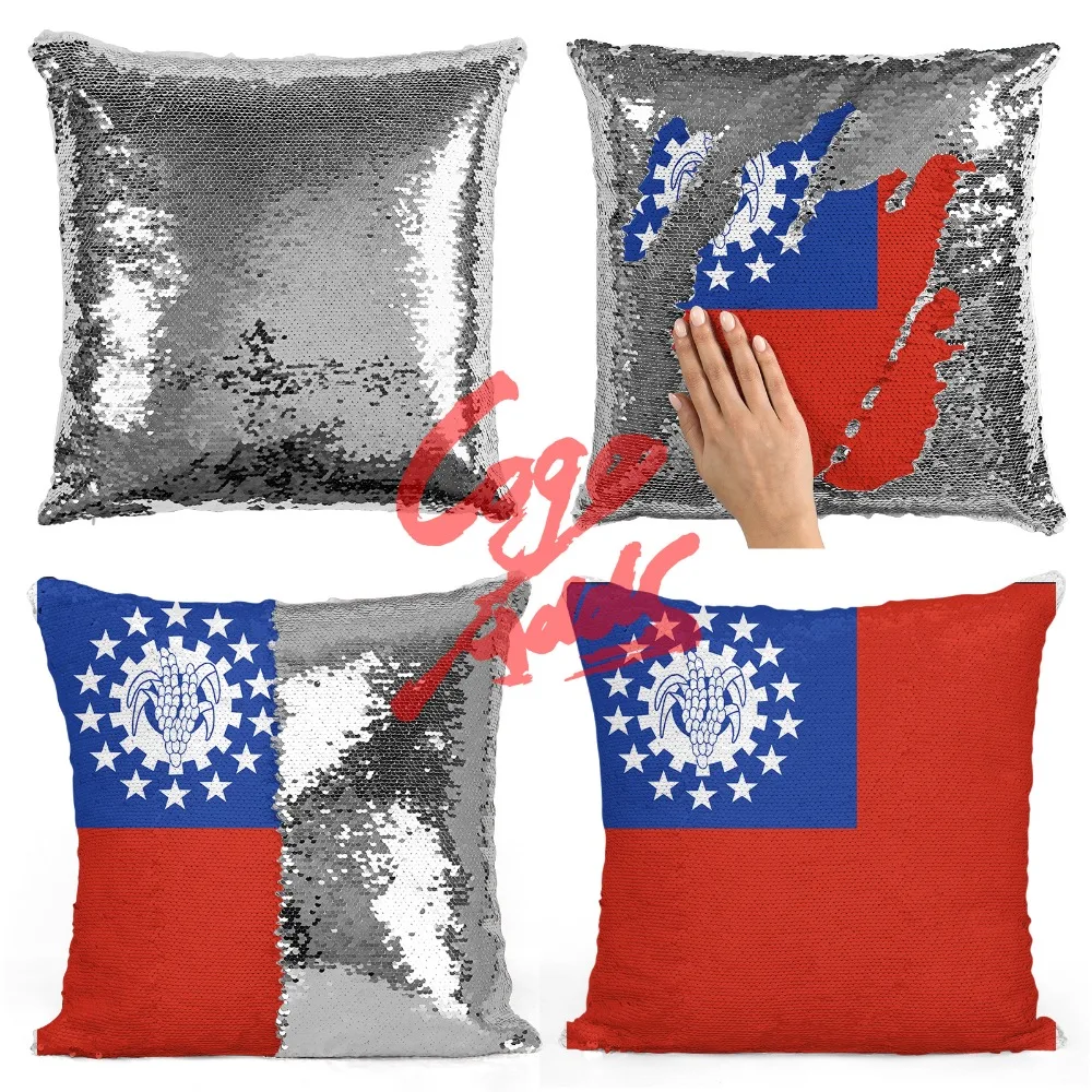Myanmar home decoration accessories room decoration cushion cover throw pillows reversible mermaid sequin pillow case cover
Myanmar home decoration accessories room decoration cushion cover throw pillows reversible mermaid sequin pillow case cover