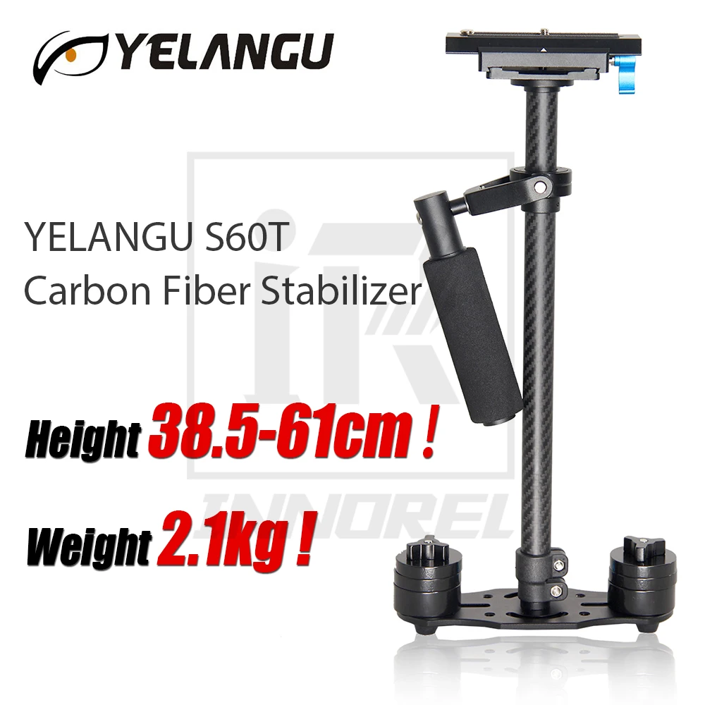 Ручной Стабилизатор Steadicam YELANGU S60T из углеродного волокна 38 5 61 см высота 2 1 кг вес CNC