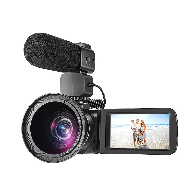 HDV High Definition Camcorder video camera with 3.0" touch screen 10X optical zoom 120X digital zoom Winait HDV-Z8
HDV High Definition Camcorder video camera with 3.0" touch screen 10X optical zoom 120X digital zoom Winait HDV-Z8