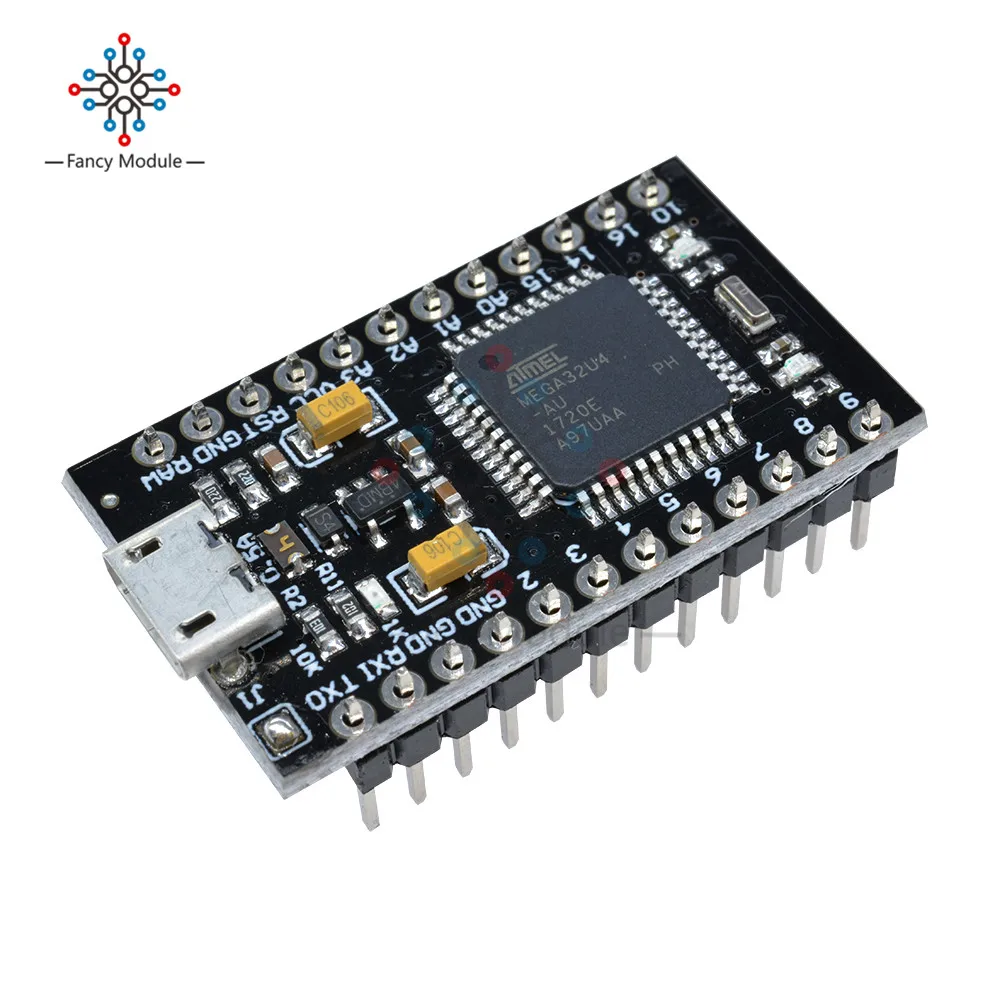Плата контроллера ATmega32U4 5 в 16 МГц Nano Pro Micro USB для Arduino с Загрузчиком Mega32U4 Mini
