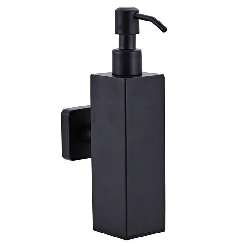 Liquid soap dispenser wall mounted black bathroom soap dispenser hotel shampoo bottles Fashion 304 Stainlerss Steel
Liquid soap dispenser wall mounted black bathroom soap dispenser hotel shampoo bottles Fashion 304 Stainlerss Steel