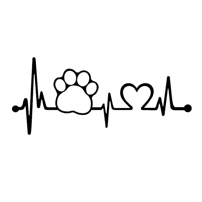 17.8*7.7CM Paw Heartbeat Lifeline Monitor Dog Cat Pet Decal Car Sticker Creative Car Accessories C6-1917
17.8*7.7CM Paw Heartbeat Lifeline Monitor Dog Cat Pet Decal Car Sticker Creative Car Accessories C6-1917
