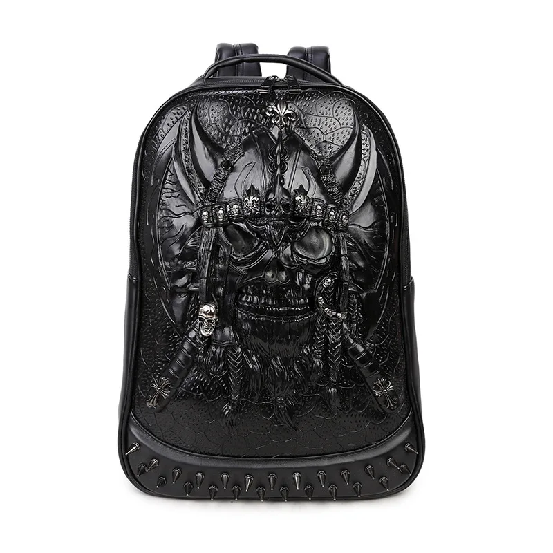High Quality Design PU Leather Shoulder Bag Men Backpack Travel Computer Backpack 3D Skull Luminous Backpack For Teenagers
High Quality Design PU Leather Shoulder Bag Men Backpack Travel Computer Backpack 3D Skull Luminous Backpack For Teenagers