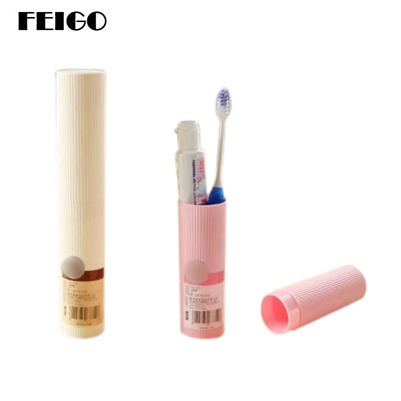 FEIGO 1 Pcs Cylindrical type Toothbrush Holder BathRoom Accessories Toothbrush Case Holder Camping Cover Travel Storage Box F781
FEIGO 1 Pcs Cylindrical type Toothbrush Holder BathRoom Accessories Toothbrush Case Holder Camping Cover Travel Storage Box F781