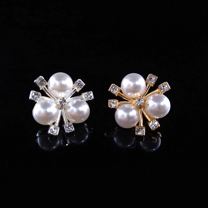 10PCS Gold Silver Color Metal Flower Beads ABS Imitation Pearls Beads with Zircon Bead Caps for Brooch Hair Jewelry Making
10PCS Gold Silver Color Metal Flower Beads ABS Imitation Pearls Beads with Zircon Bead Caps for Brooch Hair Jewelry Making
