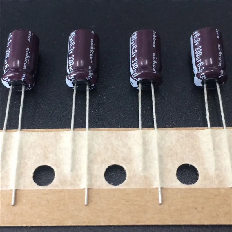 10 шт. 330 мкФ 6 3 В NICHICON PR серия 3x11 мм 6.3V330uF алюминиевый электролитический