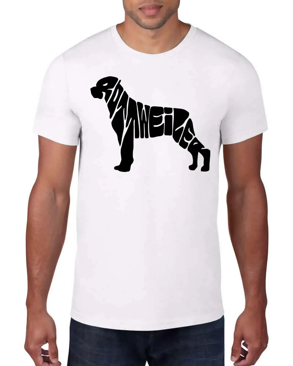 Новинка 2019 летняя мужская футболка ROTTWEILER собака мама домашнее животное