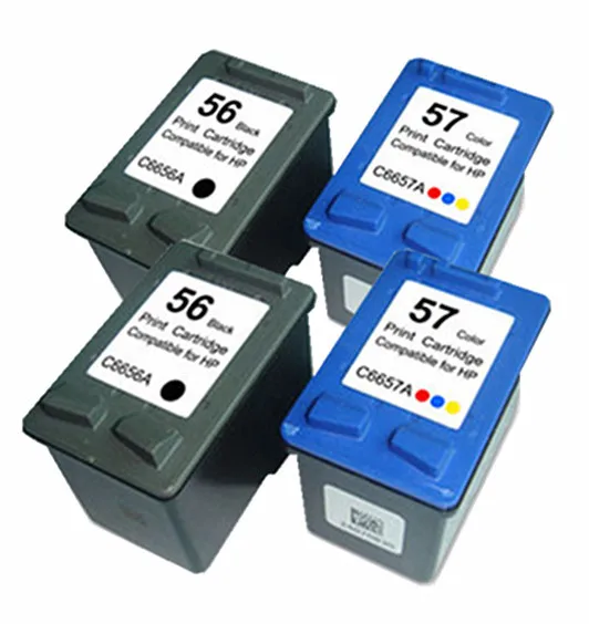 Чернила hisaint картридж для HP 56 57 C6656AN C6657AN Hp Deskjet D1368 D1468 D2360 D2368 D2468 струйный принтер