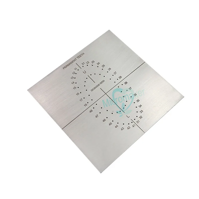 1PC Stainless Steel Dental Rubber Dam Punch Hole Board Barrier Positioning Template With Scale Clinic Lab Instrument Tool
1PC Stainless Steel Dental Rubber Dam Punch Hole Board Barrier Positioning Template With Scale Clinic Lab Instrument Tool