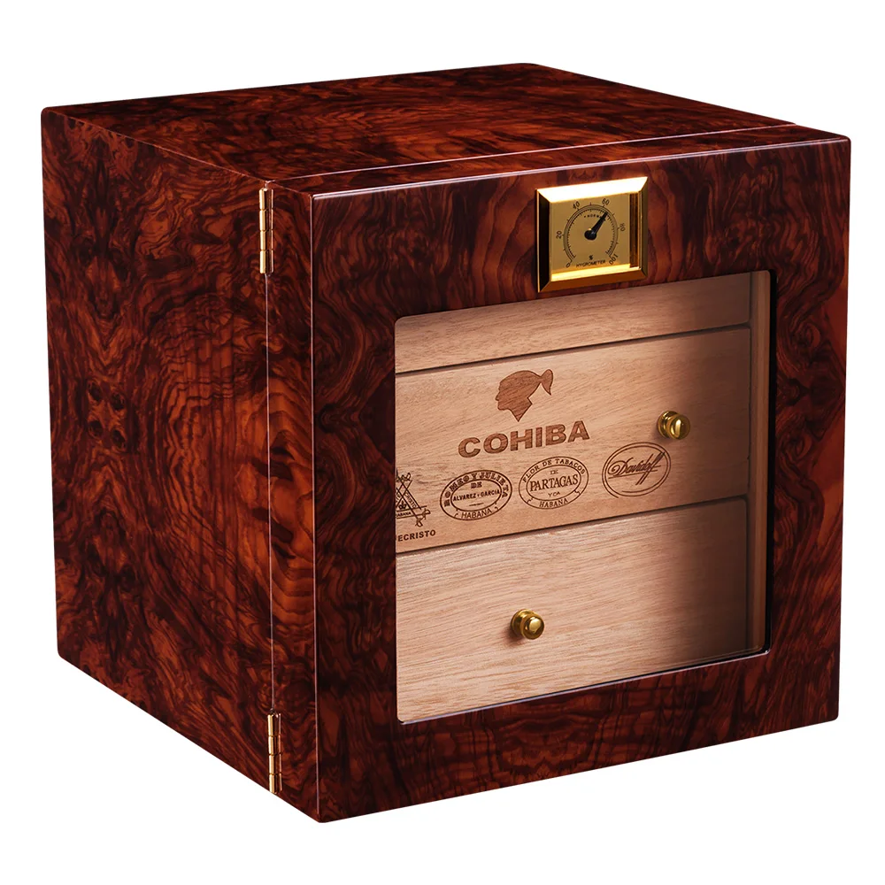 Хьюмидор для сигар COHIBA с искусственным деревянным хьюмидором из испанского кедра увлажнитель с гигрометром Fit 50 сигар 3-слойная Роскошная
Хьюмидор для сигар COHIBA с искусственным деревянным хьюмидором из испанского кедра увлажнитель с гигрометром Fit 50 сигар 3-слойная Роскошная