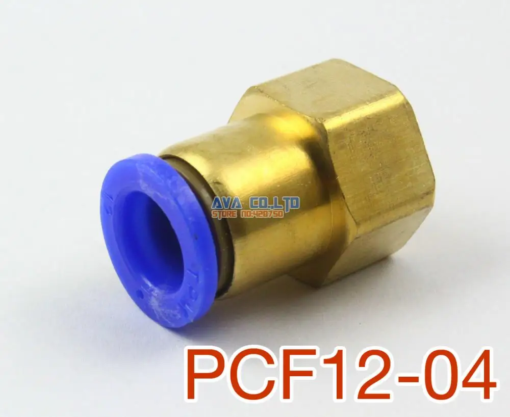 5 Pieces Tube OD 12mm x 1/2" BSPT Female Straight Pneumatic Connector Push In To Connect Fitting
5 Pieces Tube OD 12mm x 1/2" BSPT Female Straight Pneumatic Connector Push In To Connect Fitting