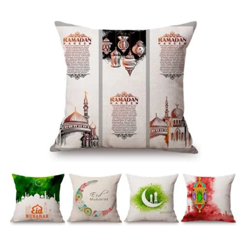 Islamic Muslim Home Decor Sofa Throw Pillow Ramadan Eid Mubarak Colorful Lantern Arab Art Decoration Linen Car Pillow Cushion
Islamic Muslim Home Decor Sofa Throw Pillow Ramadan Eid Mubarak Colorful Lantern Arab Art Decoration Linen Car Pillow Cushion