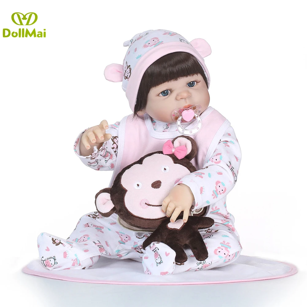 NPKCOLLECTION creative cute handmade 23inch 57cm Full silicone vinyl Reborn Baby Dolls Toddler bebe alive kids Birthday Gift
NPKCOLLECTION creative cute handmade 23inch 57cm Full silicone vinyl Reborn Baby Dolls Toddler bebe alive kids Birthday Gift