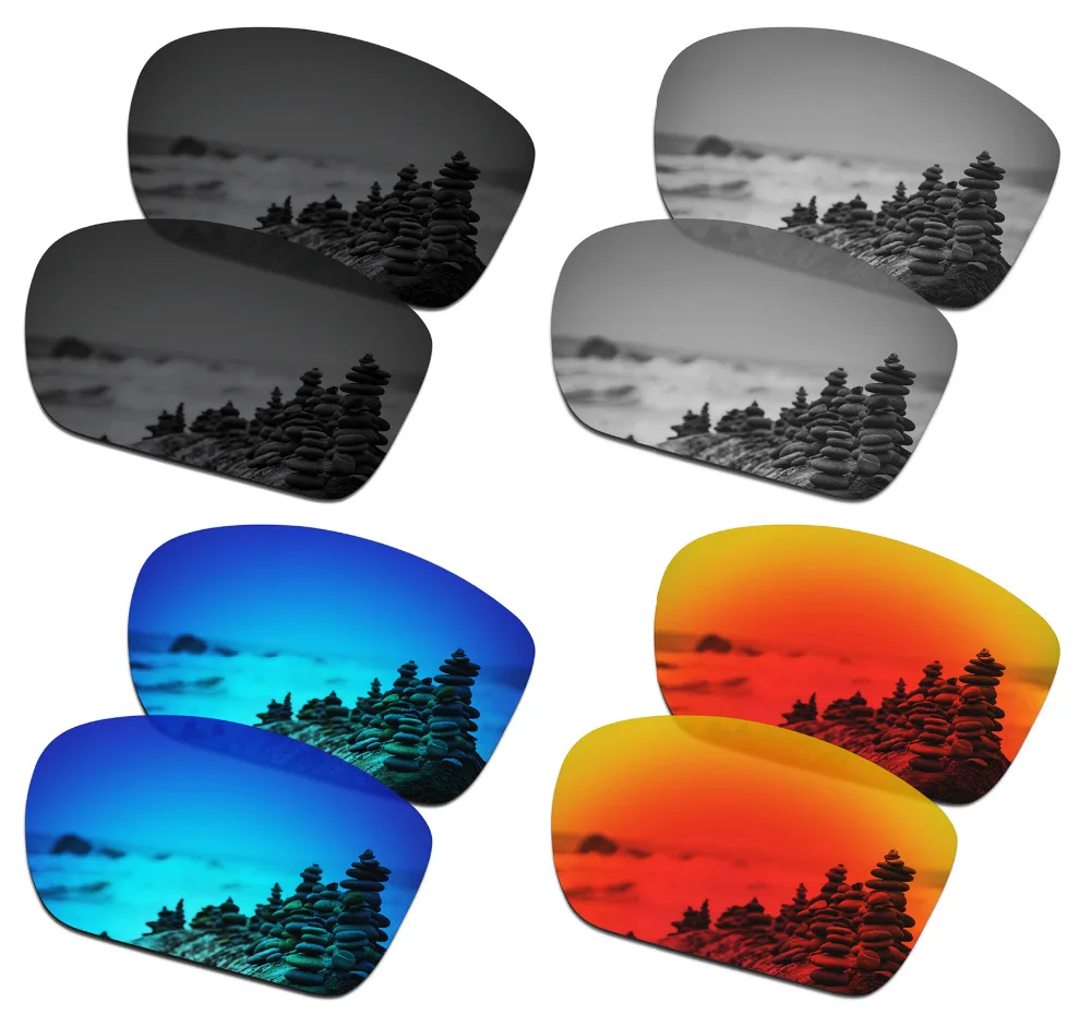 SmartVLT 4 Pairs Polarized Sunglasses Replacement Lenses for Oakley Big Taco - 4 Colors
SmartVLT 4 Pairs Polarized Sunglasses Replacement Lenses for Oakley Big Taco - 4 Colors