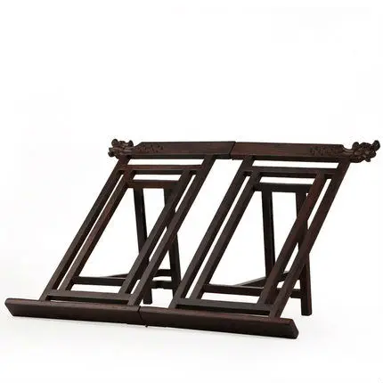 Chinese wooden folding bookshelf reading frame copybook folder bookcase adult study four treasures Superior ebony
Chinese wooden folding bookshelf reading frame copybook folder bookcase adult study four treasures Superior ebony