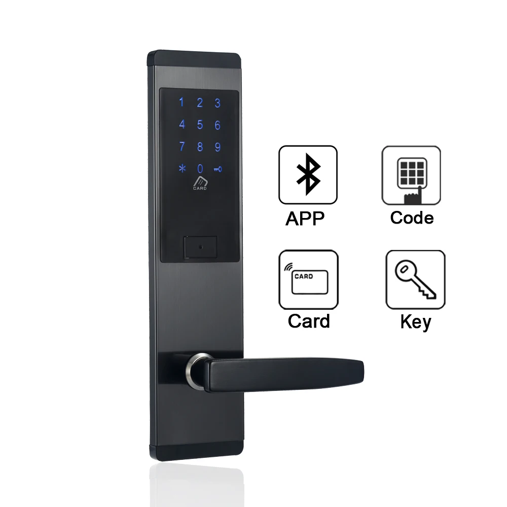 Electronic Door Lock, APP WIFI Smart Touch Screen Lock,Security Digital Bluetooth Code Keypad Door Lock For Home Hotel Apartment
Electronic Door Lock, APP WIFI Smart Touch Screen Lock,Security Digital Bluetooth Code Keypad Door Lock For Home Hotel Apartment