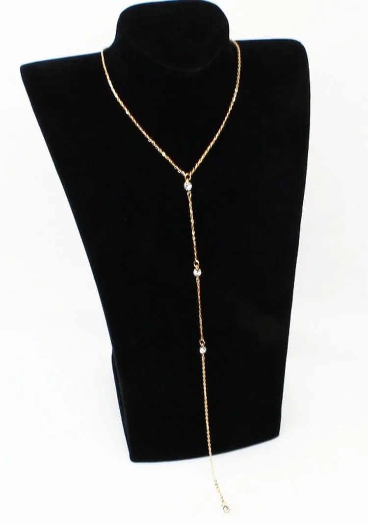 Punk 2020 new fashion necklace back necklace simple crystal back necklace necklace lady wholesale sales Colar Feminino
Punk 2020 new fashion necklace back necklace simple crystal back necklace necklace lady wholesale sales Colar Feminino