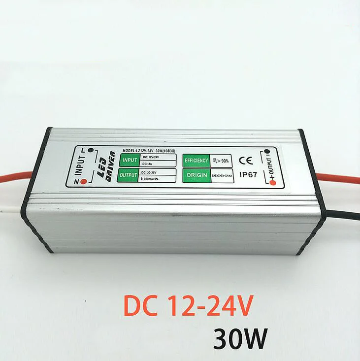 DC12V-24V 30W LED waterproof driving constant current power supply 10 Series 3 Parallel connection for solar street lamp 20pcs
DC12V-24V 30W LED waterproof driving constant current power supply 10 Series 3 Parallel connection for solar street lamp 20pcs