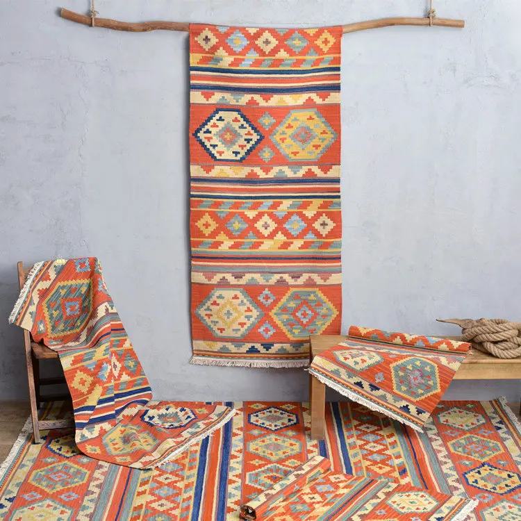 Богемный экзотический этнический стиль Kirim Kilim гостиная, чайный столик, головка кровати, ковровое покрытие для раздевалки
Богемный экзотический этнический стиль Kirim Kilim гостиная, чайный столик, головка кровати, ковровое покрытие для раздевалки