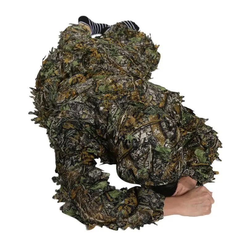 Hot Sell 1 Set Hunting Clothes 3D Leaf Coat Trousers Camouflage Outdoor Jungle Watch Bird
Hot Sell 1 Set Hunting Clothes 3D Leaf Coat Trousers Camouflage Outdoor Jungle Watch Bird