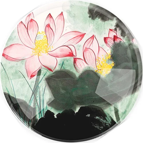 10~25mm Ink painting Lotus Flower Flatback Cameo Cabochon Domed Accessory DIY Handmade Chinese Style Glass Jewelry Accessories
10~25mm Ink painting Lotus Flower Flatback Cameo Cabochon Domed Accessory DIY Handmade Chinese Style Glass Jewelry Accessories
