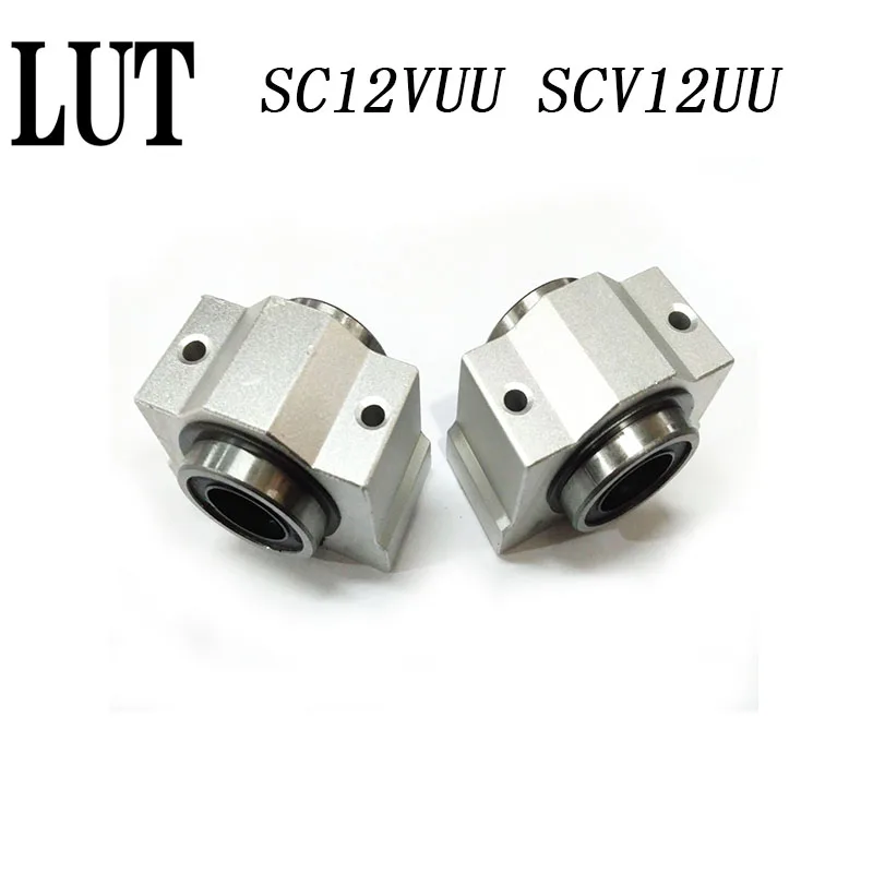 Высокое качество 4 шт./лот SC12VUU SC12V SCV12UU 12 мм ЧПУ блок подушек линейная направляющая