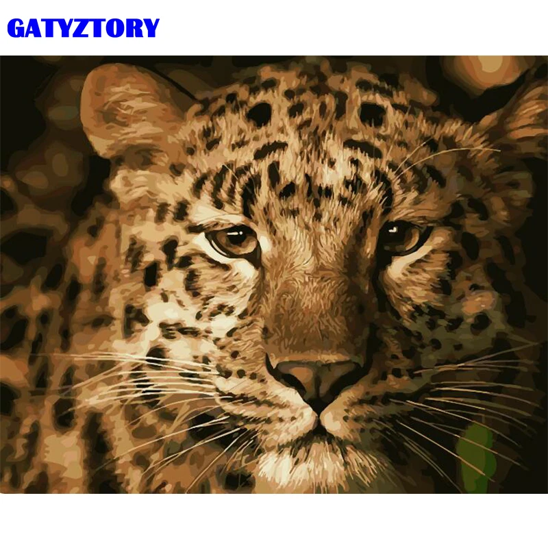 GATYZTORY Frame Leopard Diy Oil Painting By Numbers Animals Acrylic Paint On Canvas Hand painted Unique Gift For Home Decoration
GATYZTORY Frame Leopard Diy Oil Painting By Numbers Animals Acrylic Paint On Canvas Hand painted Unique Gift For Home Decoration