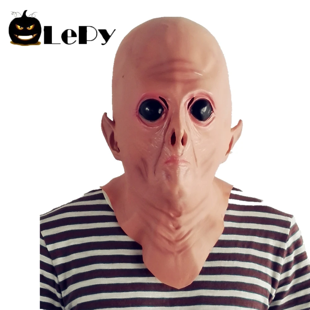 LePy Halloween Alien Masks Terror Ghost Latex Mask Simulation UFO Alien Mask Masquerade Theme Cos Party Mask Halloween Supplies
LePy Halloween Alien Masks Terror Ghost Latex Mask Simulation UFO Alien Mask Masquerade Theme Cos Party Mask Halloween Supplies