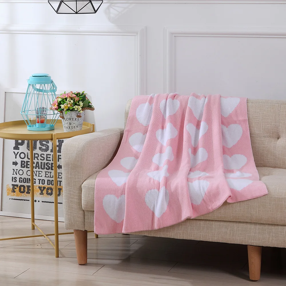 90X110cm 2layers thick cotton reversible soft sweet girl heart quilt Baby knitted Blanket kids cover sofa throw swaddle blanket
90X110cm 2layers thick cotton reversible soft sweet girl heart quilt Baby knitted Blanket kids cover sofa throw swaddle blanket