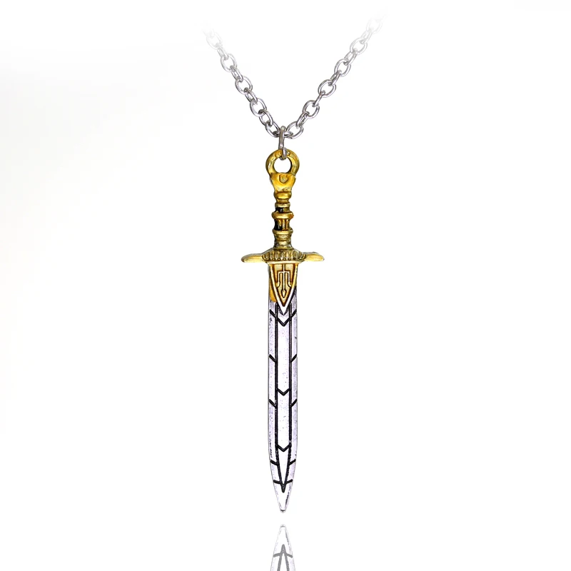 Percy Jackson Sword Necklace Marine Monster Men Women Fashion Jewelry Gifts High Quality Zinc Alloy Cosplay Accessories
Percy Jackson Sword Necklace Marine Monster Men Women Fashion Jewelry Gifts High Quality Zinc Alloy Cosplay Accessories