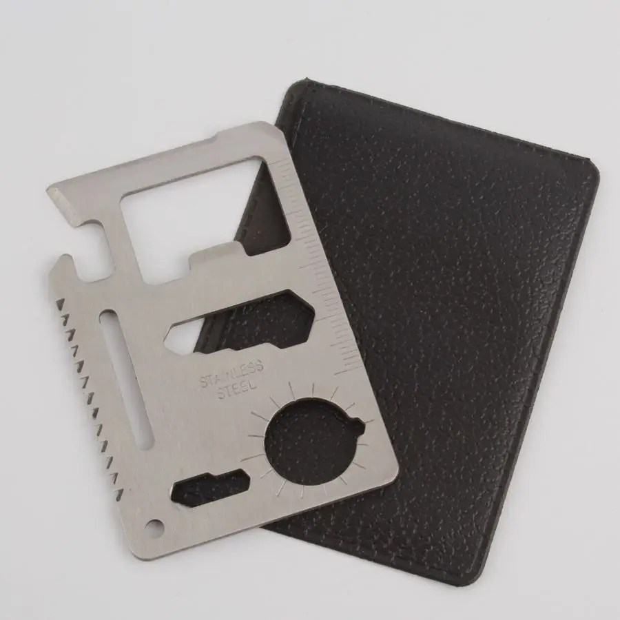 1 pcs Camping Multipurpose tool 11 in 1 Multifunction Card Knife Pocket Survival Tool Outdoor Survivin knife Free shipping
1 pcs Camping Multipurpose tool 11 in 1 Multifunction Card Knife Pocket Survival Tool Outdoor Survivin knife Free shipping